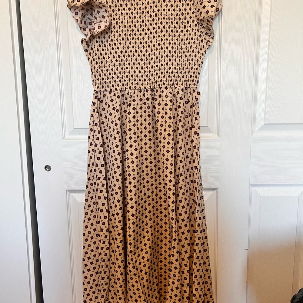 This is a very cutesy demur dress.